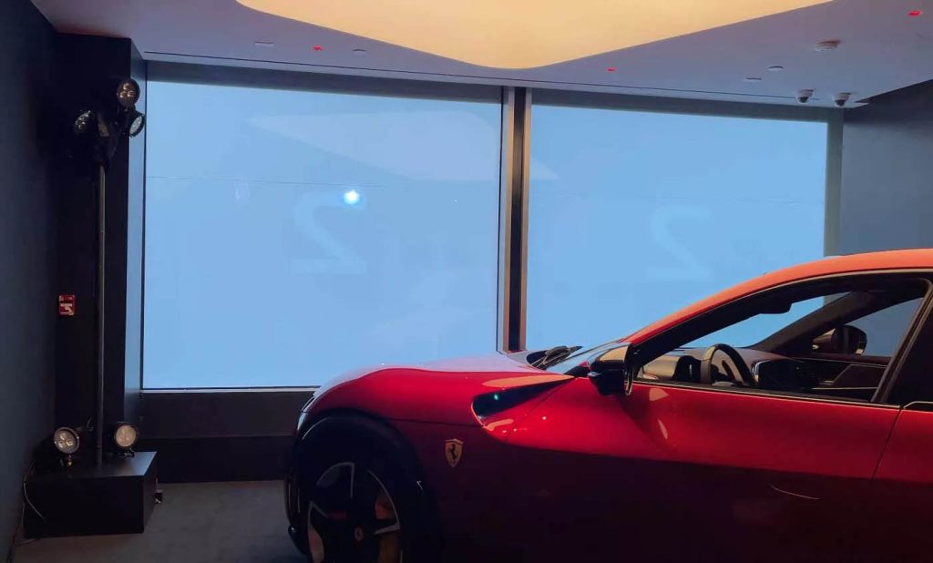 Smart Glass Projector For Ferrari Purosangue 3